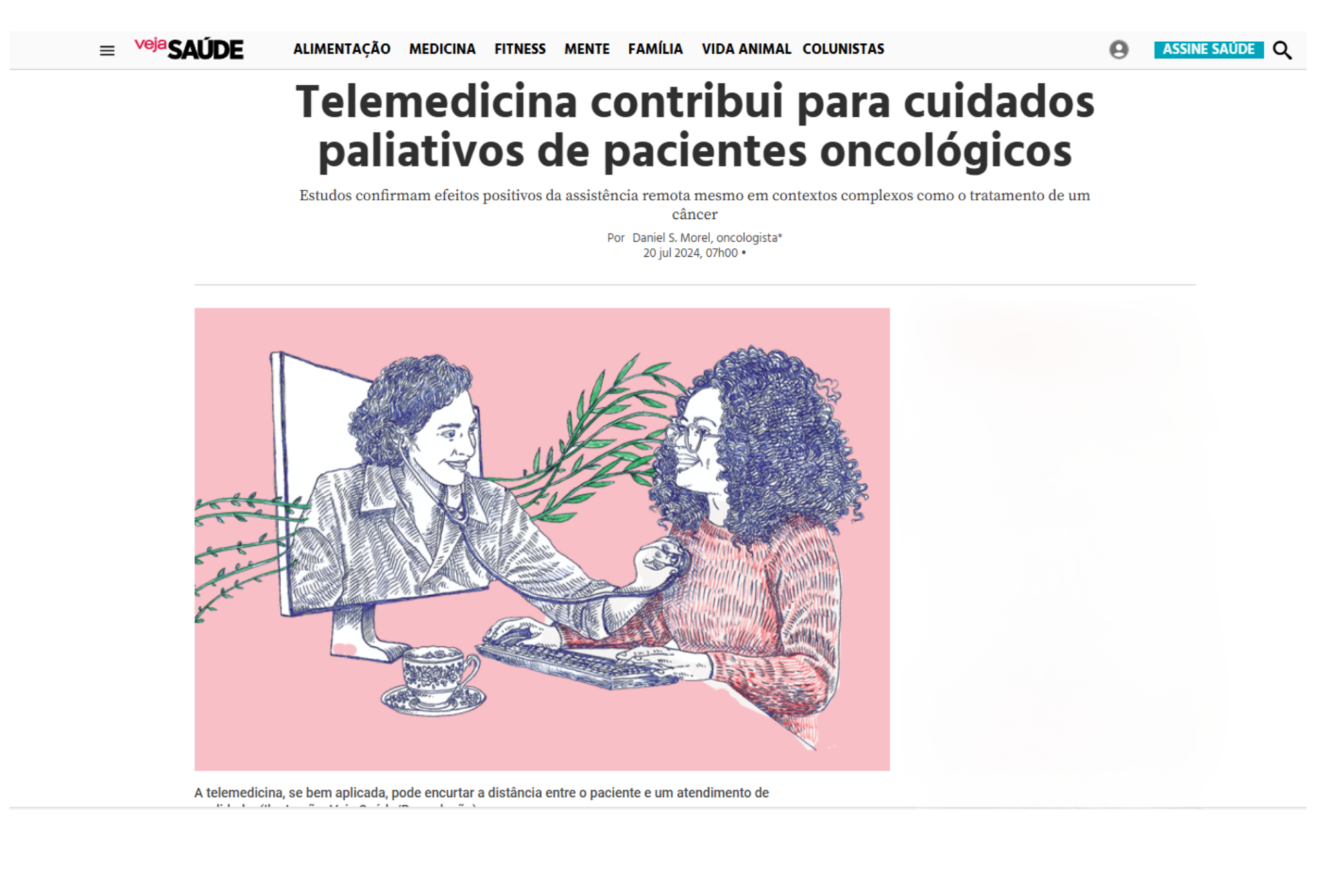 Destaque de cliente na imprensa